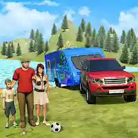 Camper Van Virtual Family Game MOD APK v1.17 (Unlimited Money)