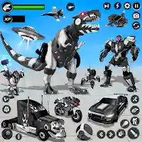 Dino Car Robot Transform Games MOD APK v1.2.3 (Unlimited Money)