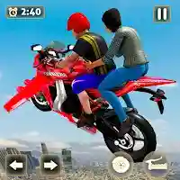 Flying Motorbike Taxi Driving MOD APK v1.1.0 (Unlimited Money)