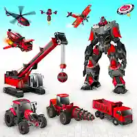 Flying Tractor Robot Transform Mod APK (Unlimited Money) v1.9