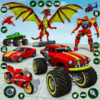 Monster Truck Robot Car Game MOD APK v1.7.1 (Unlocked)