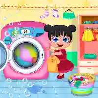 Mother Baby Care Laundry Day MOD APK v15.4.5 (Unlimited Money)