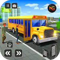 School Bus Game: 3D Bus Games MOD APK v1.0.7 (Unlimited Money)