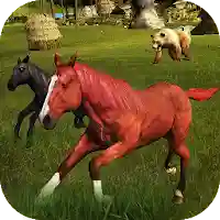 Virtual Wild Horse Family Game MOD APK v1.25 (Unlimited Money)