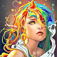 Elf Color by Number Paint Game MOD APK v1.6 (Unlimited Money)