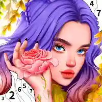 Flower Girl Color by Number MOD APK v1.10 (Unlimited Money)