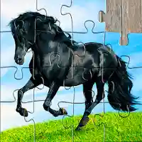 Horse Jigsaw Puzzles Game Kids MOD APK v33.1 (Unlimited Money)