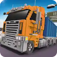 Blocky Truck Urban Transport MOD APK v2.6 (Unlimited Money) - APKLoLi