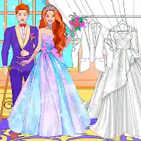 Wedding Coloring Dress Up Game MOD APK v1.8 (Unlimited Money)