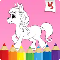 Unicorn Kids Coloring Book MOD APK v2.0.0 (Unlimited Money)