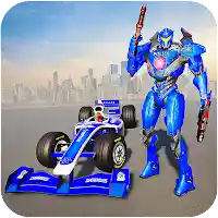 Formula Car Robot Police Game MOD APK v2.1 (Unlimited Money)