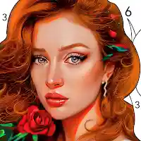 Princess Paint by Number Game MOD APK v1.6 (Unlimited Money)