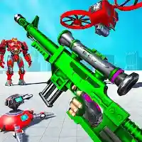 Robot Gun Shooting Games War MOD APK v1.2.3 (Unlimited Money)