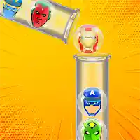 Superhero Sort Puzzle Game MOD APK v1.6 (Unlimited Money)