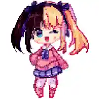 Anime Dolls Pixel Art Coloring MOD APK v2.7 (Unlocked)