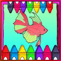 Coloring Pages Fish Book Game MOD APK