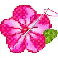 Flowers Cross Stitch Coloring MOD APK v1.6 (Unlocked)