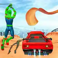 Flying Superhero Car Stunts 3D MOD APK v1.0.9 (Unlimited Money)