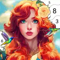 Girls Paint by Number Coloring MOD APK v2.2 (Unlimited Money)