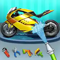 Power Washing Garage Bike Game MOD APK v4.1.4 (Unlocked)