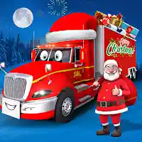 Santa Truck : Christmas Games MOD APK v1.1.1 (Unlimited Money)