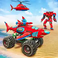 Monster Truck Robot Shark Game MOD APK v3.1 (Unlimited Money)