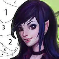 Vampire Paint by Number MOD APK v1.11 (Unlimited Money)