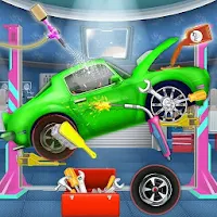 Crazy Mechanic Garage Car Wash MOD APK v0.5 (Unlimited Money)