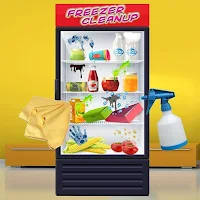 Freezer Cleaning Game for Girl MOD APK v1.8 (Unlimited Money)