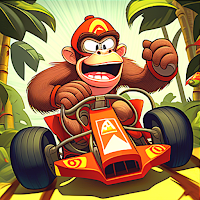 Monkey Jungle Kart Race games MOD APK v50 (Unlimited Money)