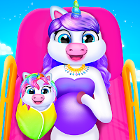 Unicorn mom & baby daycare MOD APK v1.7.0 (Unlimited Money)