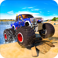 Water Surfing Monster Truck 3d MOD APK v1.1.3 (Unlimited Money)