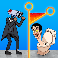 Toilet Monster Pull Pin Puzzle MOD APK v0.0.8 (Unlimited Money)