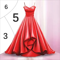 Gown Color by Number Book MOD APK v1.1.9 (Unlimited Money)