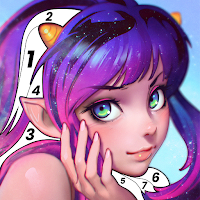 VIOLET: Rainbow Color Coloring MOD APK v1.6 (Unlimited Money)