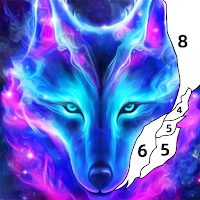 Wolf Coloring Book Color Game MOD APK v2.0 (Unlimited Money)