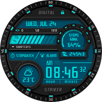 Digital Striker Watch Face MOD APK v1.1.7 (Unlocked)
