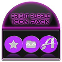Bright Purple Icon Pack MOD APK v7.5 (Unlocked)
