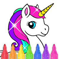 Glitter Coloring Game for Kids Mod APK