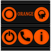 Orange and Black Icon Pack MOD APK v10.3 (Unlocked)
