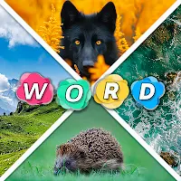 Guess 1 Word by 4 Pics Game MOD APK v1.9.0 (Unlimited Money)